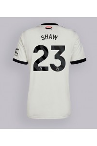 Fotbalové Dres Manchester United Luke Shaw #23 Třetí Oblečení 2024-25 Krátký Rukáv